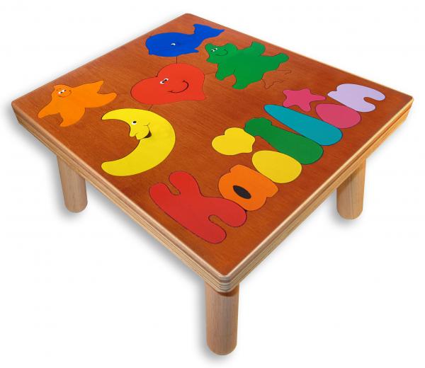 "Heart Shapes Puzzle" (Order as a Stock Puzzle, Name Puzzle or Name Puzzle Table) picture
