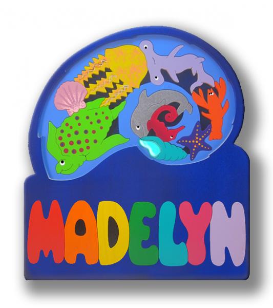 "2 Layer Nautilus Tide Puzzle" (Order as a Stock Puzzle or Name Puzzle) picture