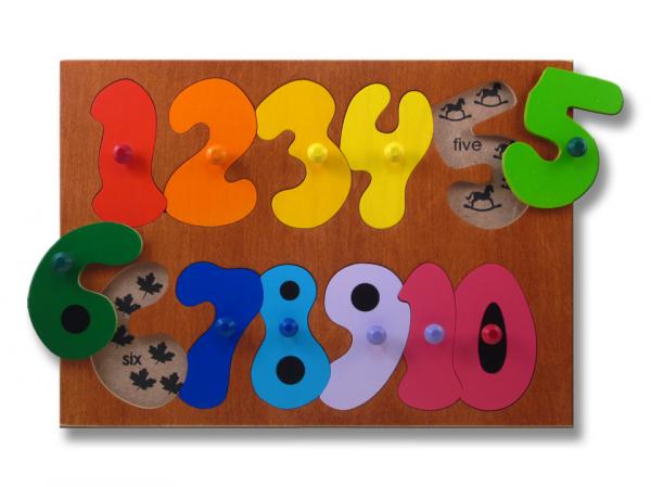 "Numbers/ Counting Puzzle" (Order as a Stock Puzzle, Name Puzzle or Name Puzzle Stool) picture