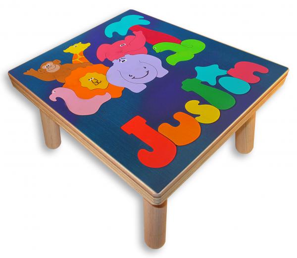 "African Zoo Animals Puzzle" (Order as a Stock Puzzle, Name Puzzle or Name Puzzle Stool) picture