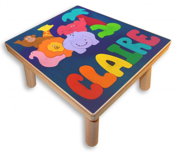 "African Zoo Animals Puzzle" (Order as a Stock Puzzle, Name Puzzle or Name Puzzle Stool) picture