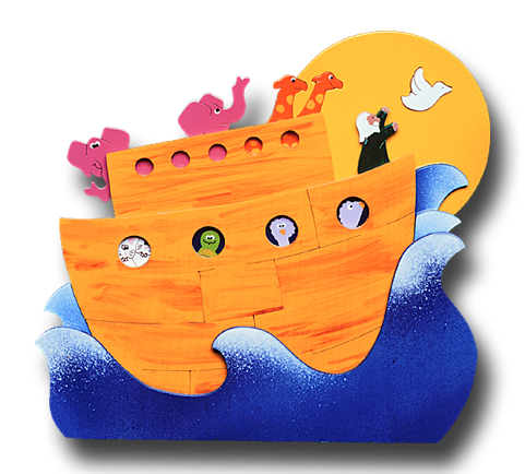 "6-Layer Noah's Ark Puzzle" (Order as a Stock Puzzle or Name Puzzle)