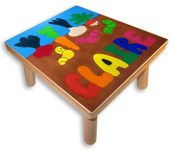 "Veggie Garden Puzzle" (Order as a Stock Puzzle, Name Puzzle or Name Puzzle Stool) picture