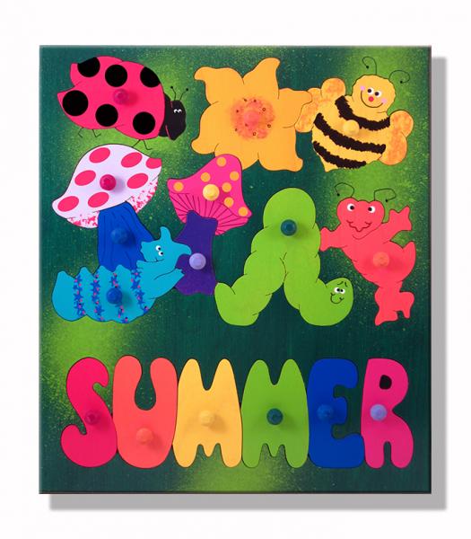 "Bugs, Worms and Insects Puzzle" (Order as a Stock Puzzle, Name Puzzle or Name Puzzle Stool) picture