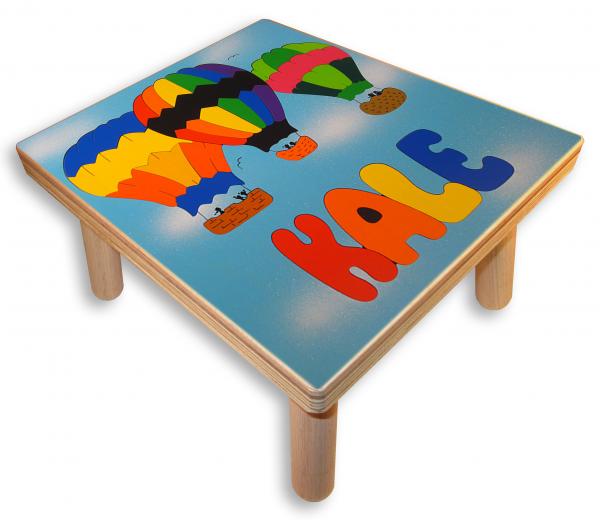 "Hot Air Balloon Puzzle" (Order as a Stock Puzzle, Name Puzzle or Name Puzzle Stool) picture