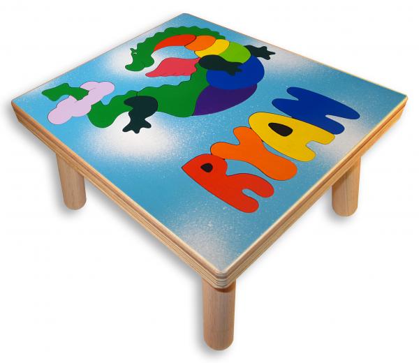 "Flying Dragon Puzzle" (Order as a Stock Puzzle, Name Puzzle or Name Puzzle Stool) picture