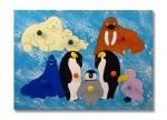 "Polar Animals Puzzle" (Order as a Stock Puzzle, Name Puzzle or Name Puzzle Stool)