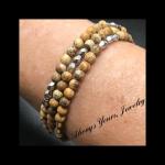 Picture Jasper 3 Wraps Bracelet