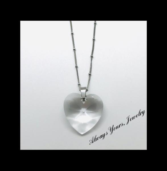 Swarvoski Crystal Heart Necklace picture