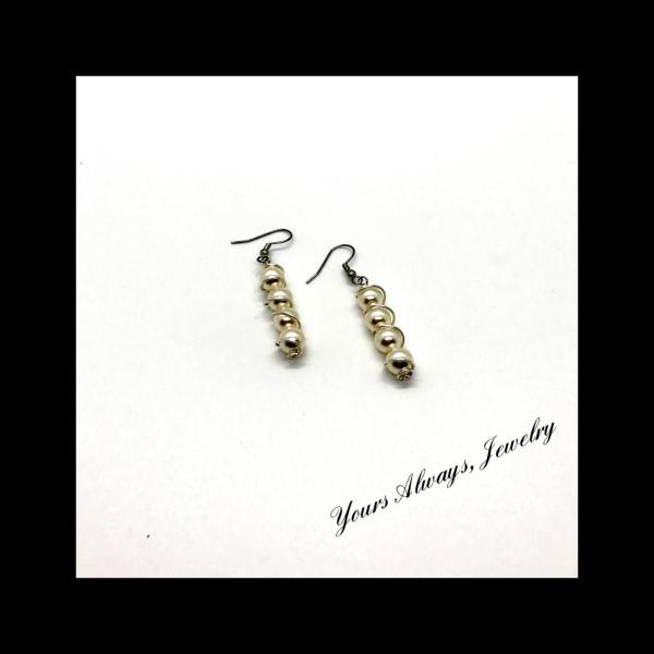 Wrapped Swarvoski Pearls Earrings