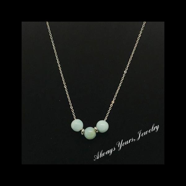 Genuine Aquamarine Necklace picture