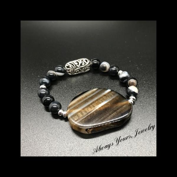 Black Agate Bracelet