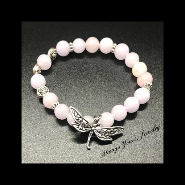 Genuine Light Rose Quartz Bracelet picture