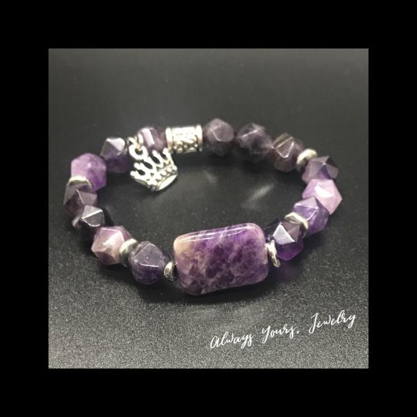 Genuine Amethyst Bracelet