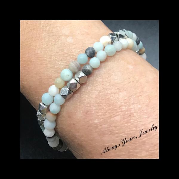 Amazonite Tiny Beads Bracelet picture