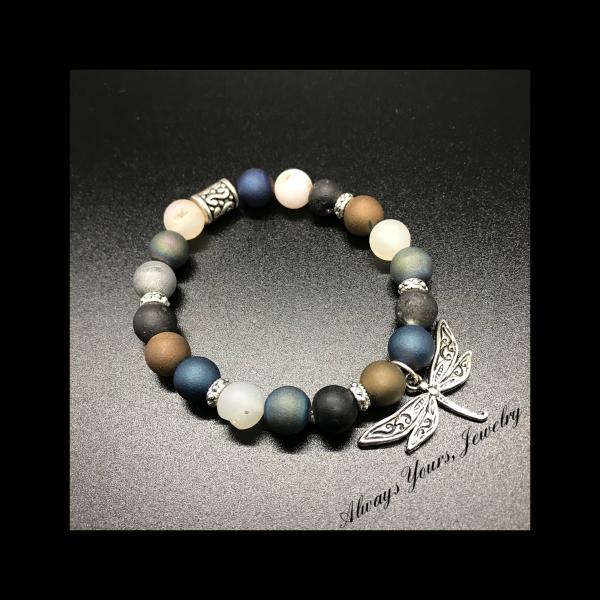 Varied Druzy Agate Bracelet picture