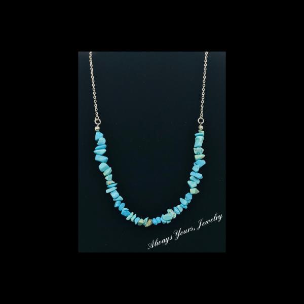 Turquoise Chips Necklace