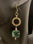 Green/Black Zoisite Earrings