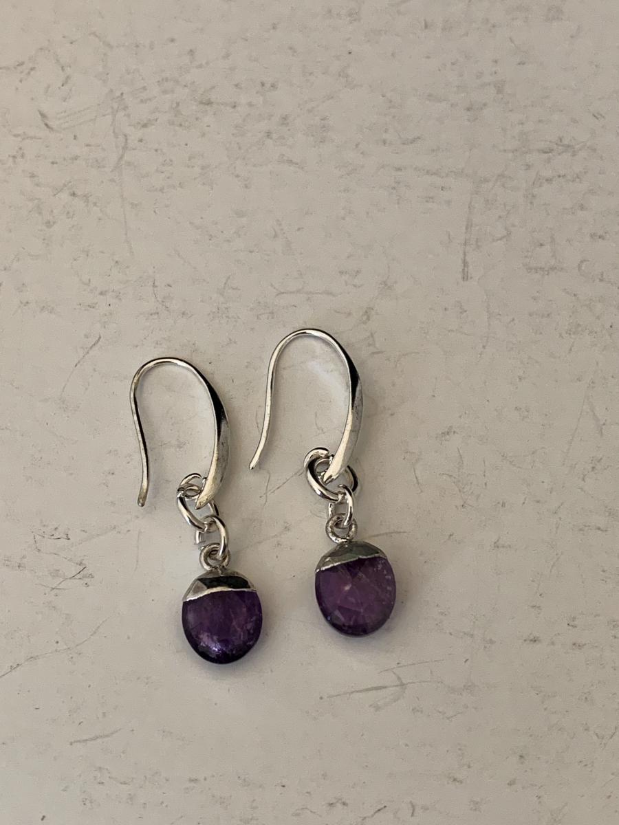 Amethyst earrings picture