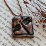 Copper Dragonfly Pendant