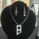 Silver Earring & Pendant Set