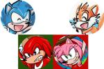 Sonic the Hedgehog Button Set