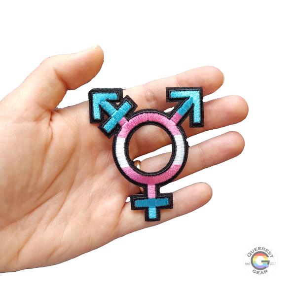 Transgender Iron-On Patch picture