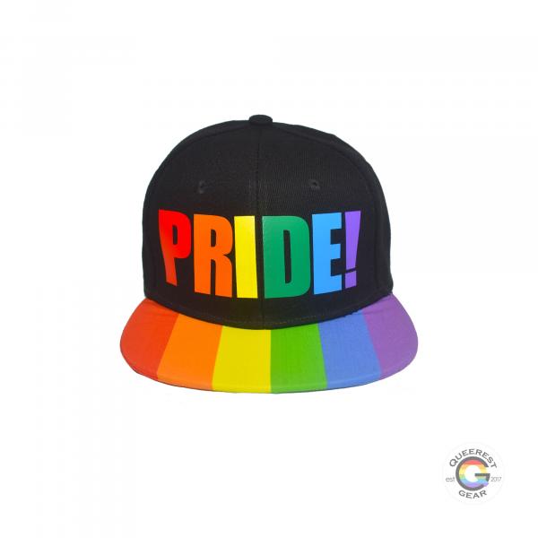 Pride Rainbow Snapback Hat