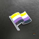 Nonbinary Flag Sticker