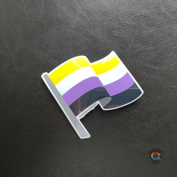 Nonbinary Flag Sticker