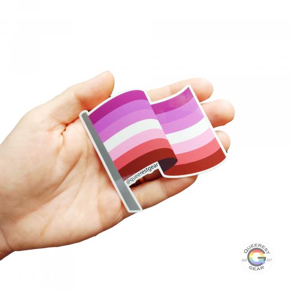 Lesbian Flag Sticker picture