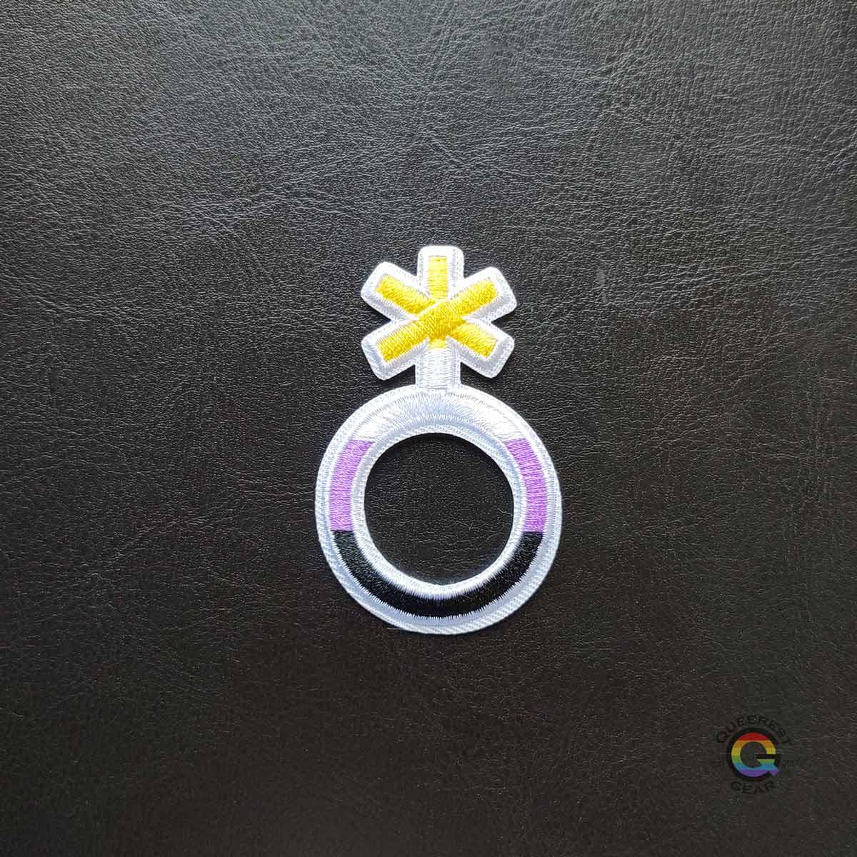 Nonbinary Iron-On Patch picture