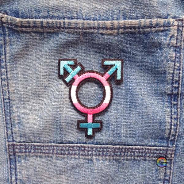 Transgender Iron-On Patch picture