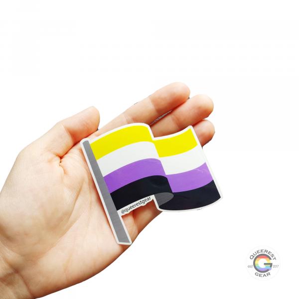 Nonbinary Flag Sticker picture