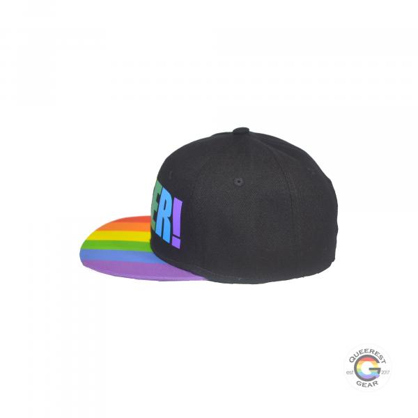 Queer Rainbow Snapback Hat picture