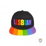 Lesbian Rainbow Snapback Hat