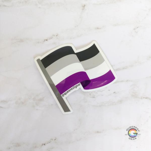 Asexual Flag Sticker picture