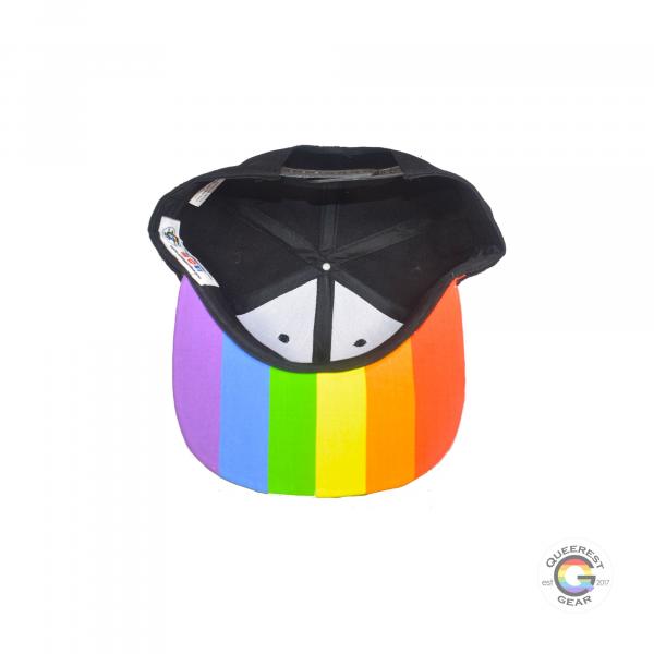 Queer Rainbow Snapback Hat picture