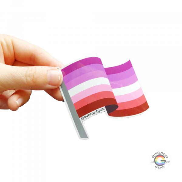 Lesbian Flag Sticker picture