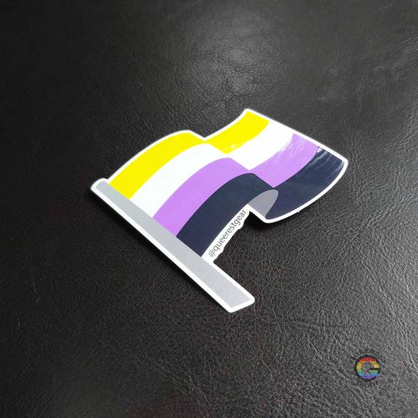 Nonbinary Flag Sticker picture