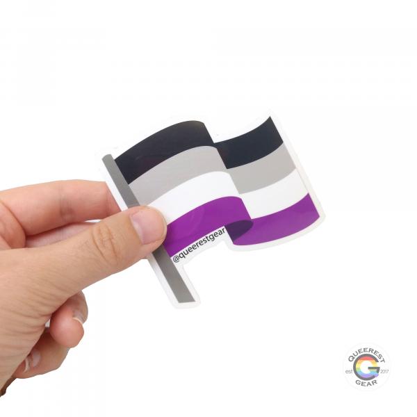 Asexual Flag Sticker picture