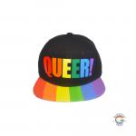 Queer Rainbow Snapback Hat