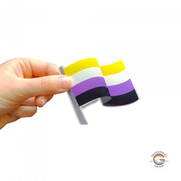 Nonbinary Flag Sticker picture