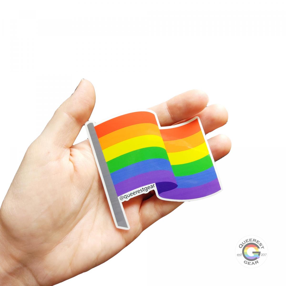 Rainbow Flag Sticker picture