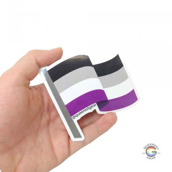 Asexual Flag Sticker picture