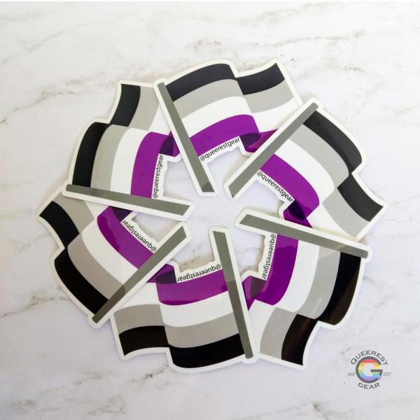 Asexual Flag Sticker picture