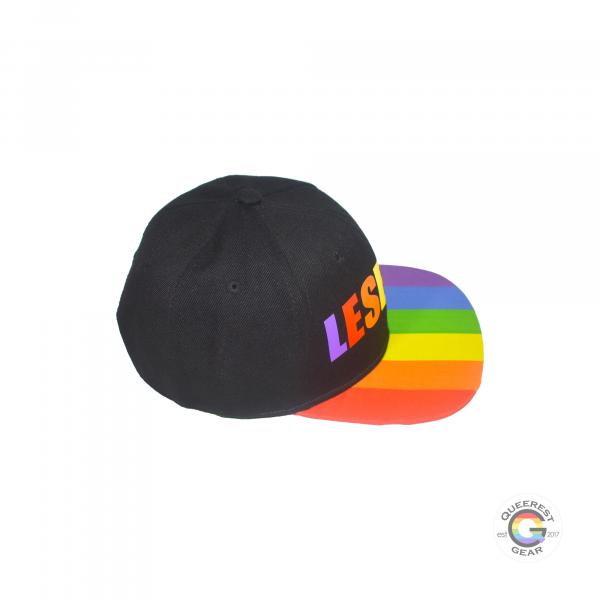 Lesbian Rainbow Snapback Hat picture