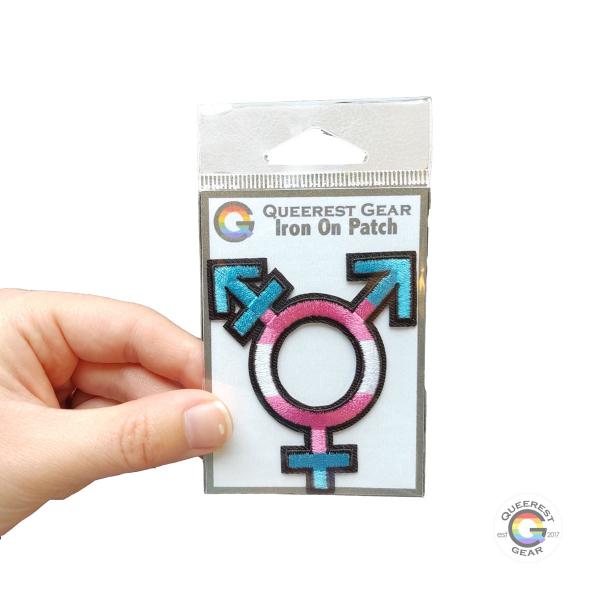 Transgender Iron-On Patch picture