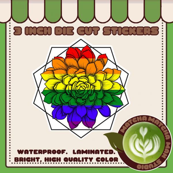 Succulent Pride Stickers picture