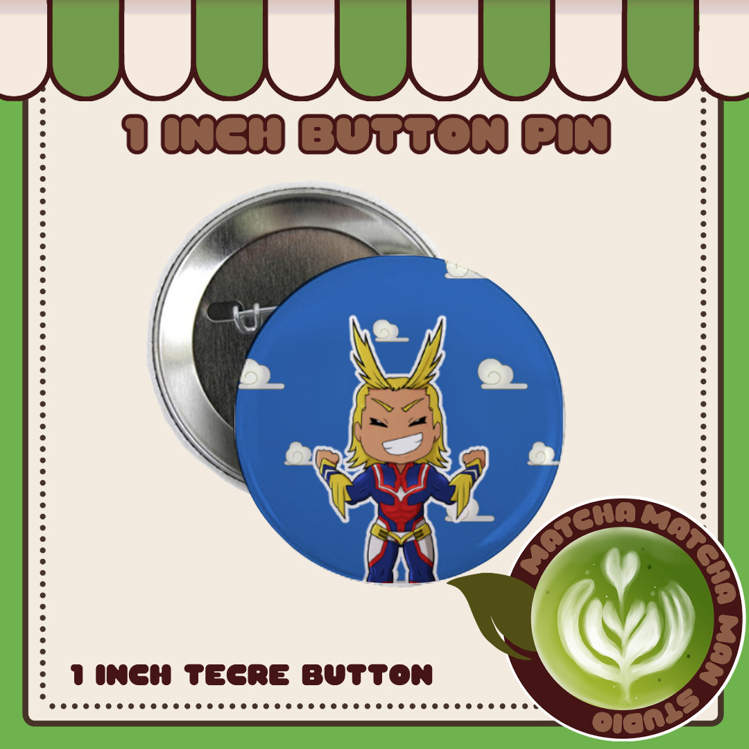 BNHA Buttons: Round 1 (Aizawa, All Might, Aoyama, Bakugo & more) picture